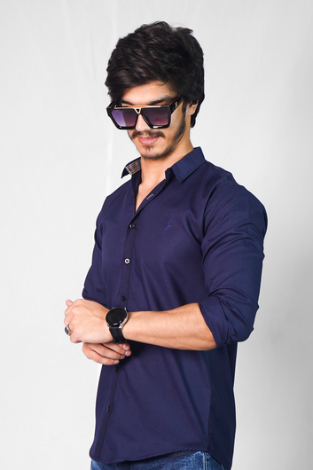 Mystic Blue Casual Shirt