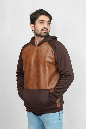 Leather Hood - Brown