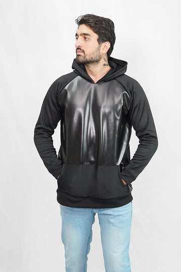 Leather Hood - Black